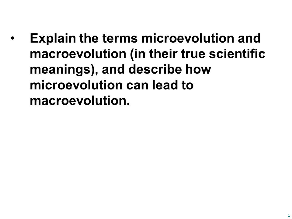 Difference Between Microevolution and Macroevolution
